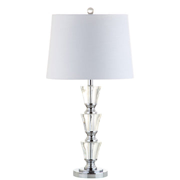 Layla 27" Crystal LED Table Lamp - JONATHAN Y